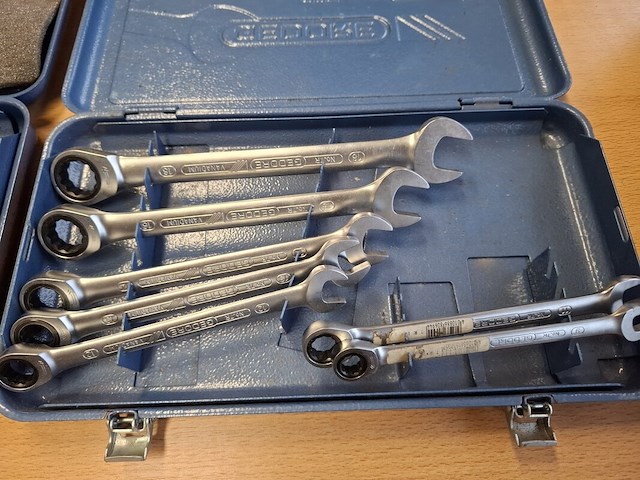 2x steek/ring sleutelset gedore - afbeelding 3 van  3