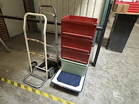 2x steekwagen, magazijnkar en 4x krat - afbeelding 1 van  2