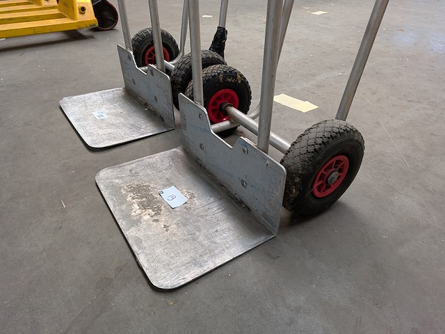 2x steekwagen op luchtbanden fetra - afbeelding 3 van  5