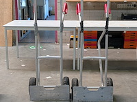 2x steekwagen op luchtbanden fetra