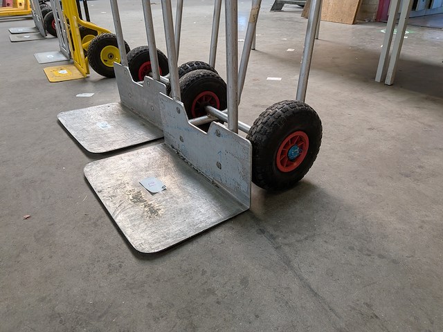 2x steekwagen op luchtbanden fetra - afbeelding 3 van  6