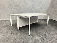 2x steelcase - in hoogte instelbaar bureau 180x80 - afbeelding 1 van  8