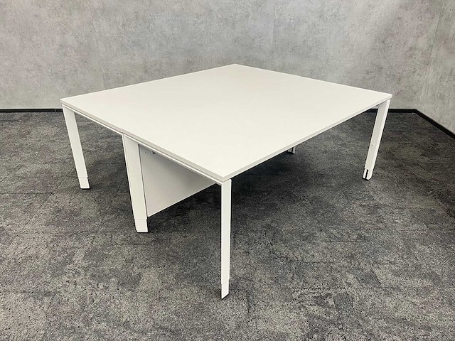 2x steelcase - in hoogte instelbaar bureau 180x80 - afbeelding 4 van  8