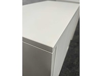 2x steelcase - lage houten roldeurkast - afbeelding 8 van  9