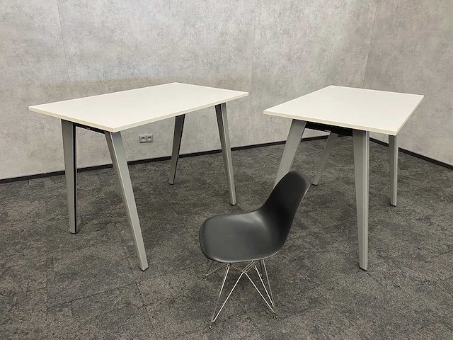 2x steelcase - vergadertafel 140x80 - barhoogte - afbeelding 1 van  9