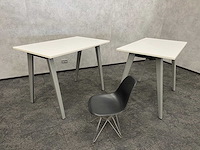 2x steelcase - vergadertafel 140x80 - barhoogte - afbeelding 1 van  9