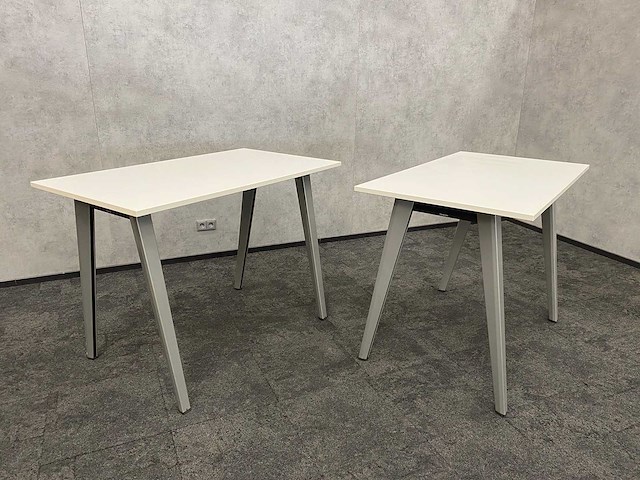 2x steelcase - vergadertafel 140x80 - barhoogte - afbeelding 7 van  9