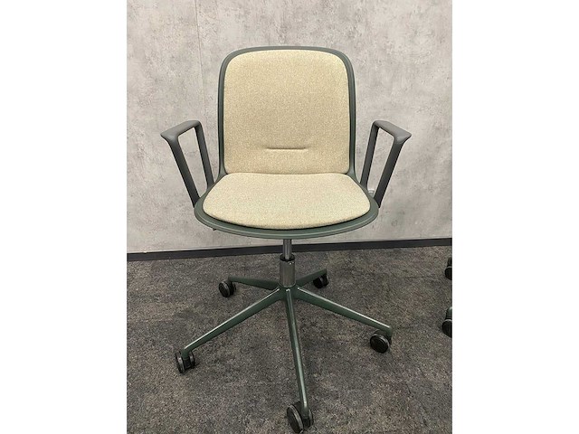 2x steelcase cavatina - bureaustoel groen/beige - afbeelding 11 van  16
