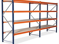 2x stelling, blauw, oranje - afbeelding 1 van  3