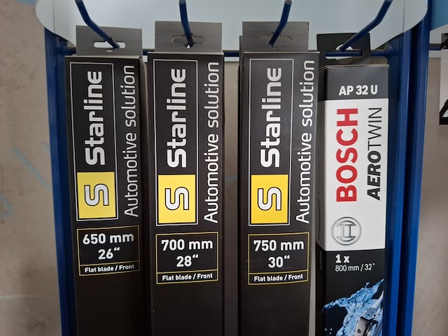 2x stelling met ruitenwissers o.a. bosch, starline - afbeelding 2 van  9