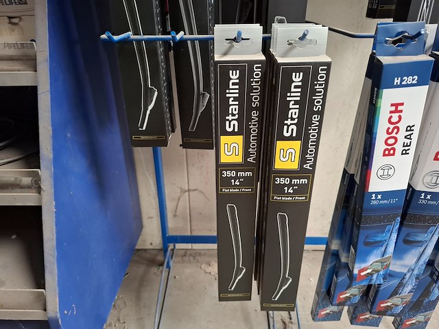 2x stelling met ruitenwissers o.a. bosch, starline - afbeelding 5 van  9