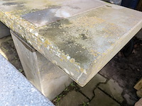 2x stenen bank - afbeelding 5 van  5