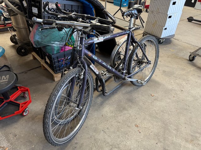 2x step met racefiets o.a. giant - afbeelding 1 van  4