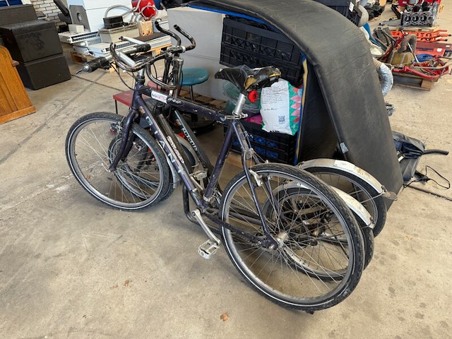 2x step met racefiets o.a. giant - afbeelding 2 van  4