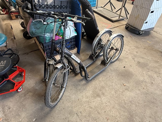 2x step met racefiets o.a. giant - afbeelding 3 van  4
