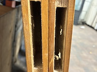 2x stompe houten binnendeur, bruin - afbeelding 7 van  7