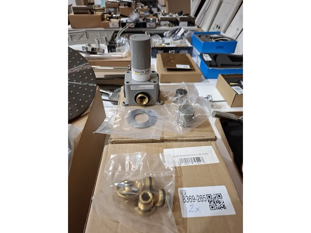 2x stopkraan brauer, inbouw, rvs geborsteld - afbeelding 1 van  6