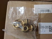 2x stopkraan brauer, inbouw, rvs geborsteld - afbeelding 5 van  6