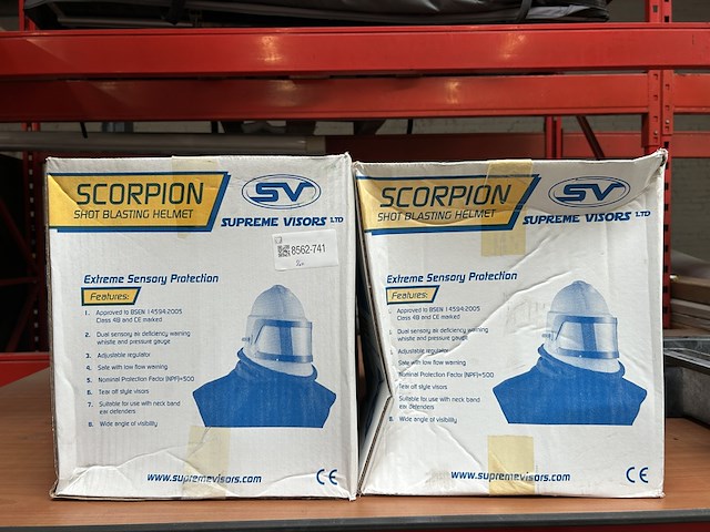 2x straalhelm, scorpion - afbeelding 1 van  2