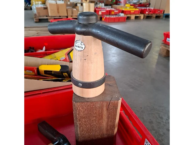 2x straathamer met tegelklopper en klos - afbeelding 2 van  3