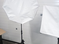 2x studio lichtset, falconeyes, lhd-b628 en lhd-b928, inclusief lampen en toebehoren - afbeelding 2 van  6