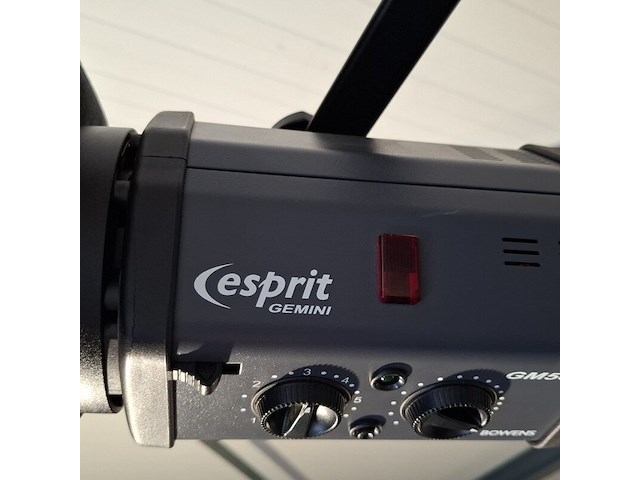 2x studioflitser bowens, gm500 | esprit gemini - afbeelding 2 van  19