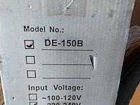 2x studioflitser, professional cine, de-150b, grijs / chroom - afbeelding 5 van  6