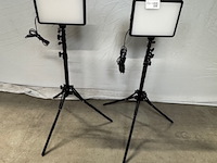 2x studioverlichting niceveedi, nv12-p1, op statief - afbeelding 1 van  3