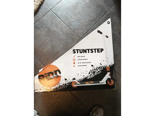2x stuntstep, ridd en ride, wit en zwart mat - afbeelding 2 van  6