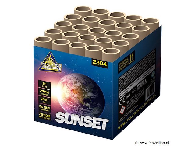 2x sunset 25 shots - afbeelding 1 van  1