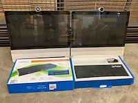 2x switch en beeldscherm, cisco webex dx80, hdmi kvm