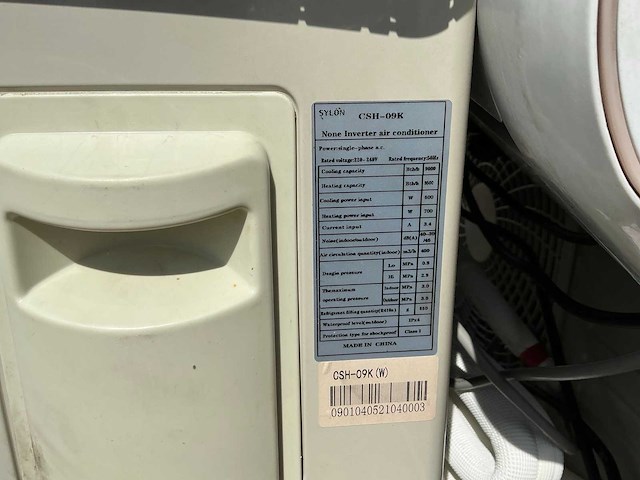 2x sylon csh-09k airconditioning - afbeelding 2 van  12