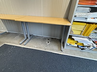 2x tafel, ikea, effectiv, beuken/grijs - afbeelding 2 van  3