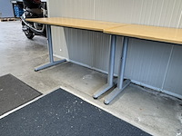 2x tafel, ikea, effectiv, beuken/grijs - afbeelding 3 van  3