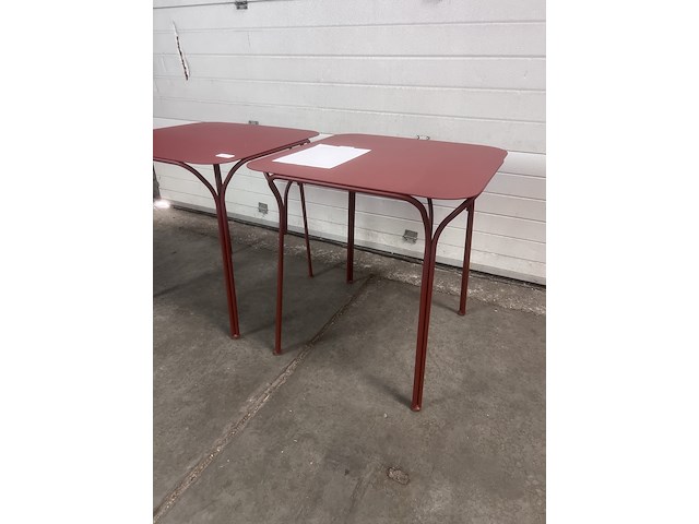 2x tafel vierkant in en outdoor, kartell, hiray, terra - afbeelding 2 van  6