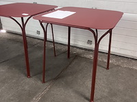 2x tafel vierkant in en outdoor, kartell, hiray, terra - afbeelding 2 van  6