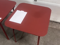 2x tafel vierkant in en outdoor, kartell, hiray, terra - afbeelding 3 van  6