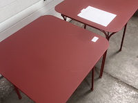 2x tafel vierkant in en outdoor, kartell, hiray, terra - afbeelding 4 van  6