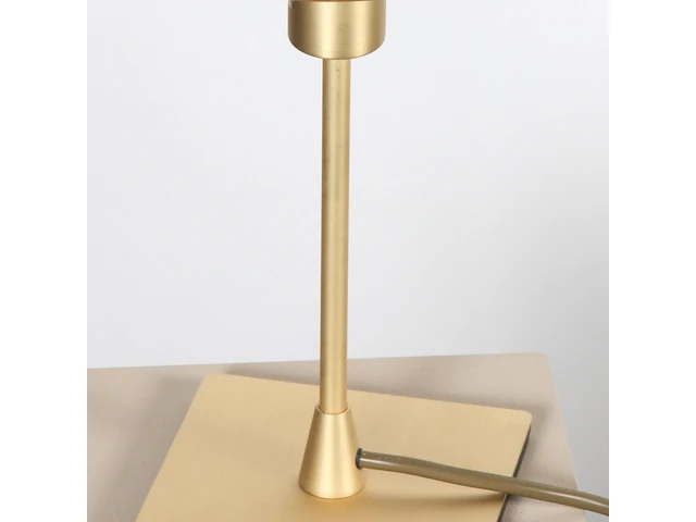 2x tafellamp e14 fitting touch on/off, steinhauer, ancilla 3102me, goud / messing, 2026 - afbeelding 4 van  5