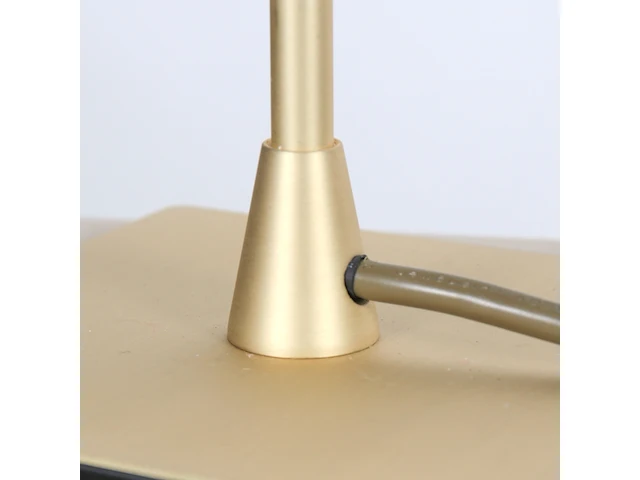 2x tafellamp e14 fitting touch on/off, steinhauer, ancilla 3102me, goud / messing, 2026 - afbeelding 5 van  5