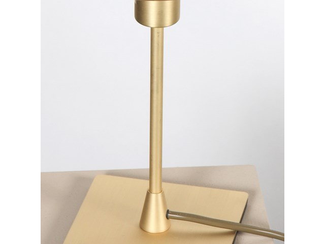 2x tafellamp messing e14 fitting touch on/off, steinhauer, ancilla 3102me, goud, 2026 - afbeelding 4 van  5