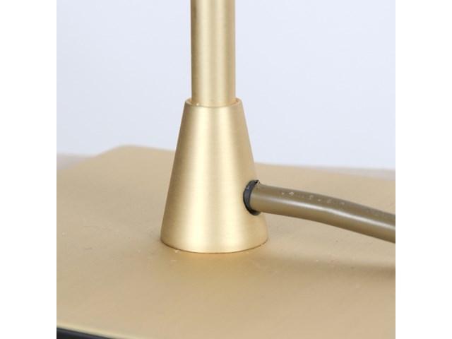 2x tafellamp messing e14 fitting touch on/off, steinhauer, ancilla 3102me, goud, 2026 - afbeelding 5 van  5