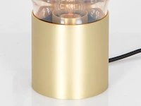 2x tafellamp – messing lamp met amber glas, steinhauer, ambiance 3401me, 2026 - afbeelding 5 van  5