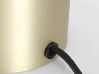 2x tafellamp – messing lamp met amber glas, steinhauer, ambiance 3401me, 2026 - afbeelding 4 van  5