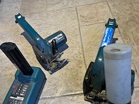 2x tegelsnijder en 2x accu zaagmachine rubi, makita - afbeelding 1 van  3