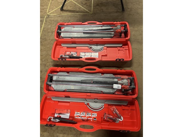 2x tegelsnijder in koffer 710 mm rubi, tr-710 - afbeelding 1 van  8