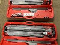 2x tegelsnijder in koffer 710 mm rubi, tr-710 - afbeelding 1 van  8
