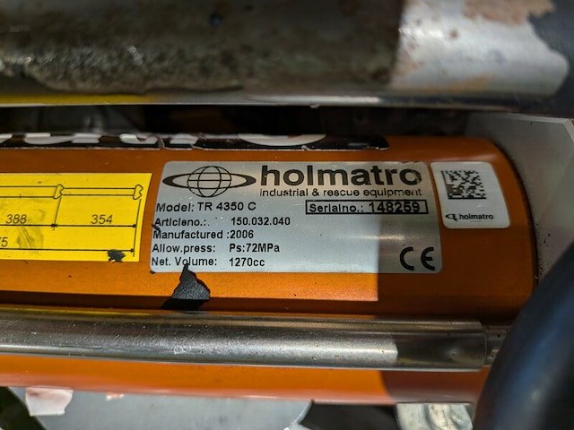 2x telescopische ram, holmatro, tr 4350 c, 2006 - afbeelding 9 van  10