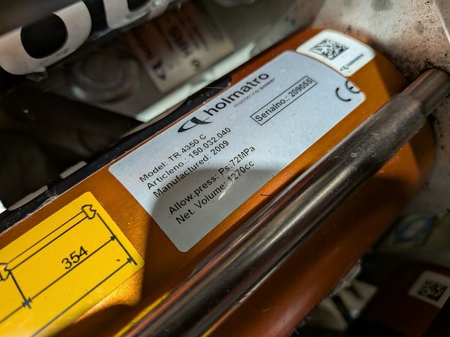 2x telescopische ram, holmatro, tr 4350 c & tr 4350, 2009 - afbeelding 10 van  10