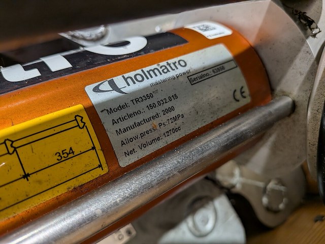 2x telescopische ram, holmatro, tr3350 & tr 4350 c - afbeelding 9 van  10